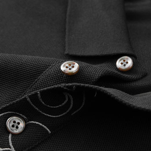 【新款DDA】大依优型大码长袖Polo衫翻领加肥加大肥佬休闲商务宽松透气上衣打底 商品图9