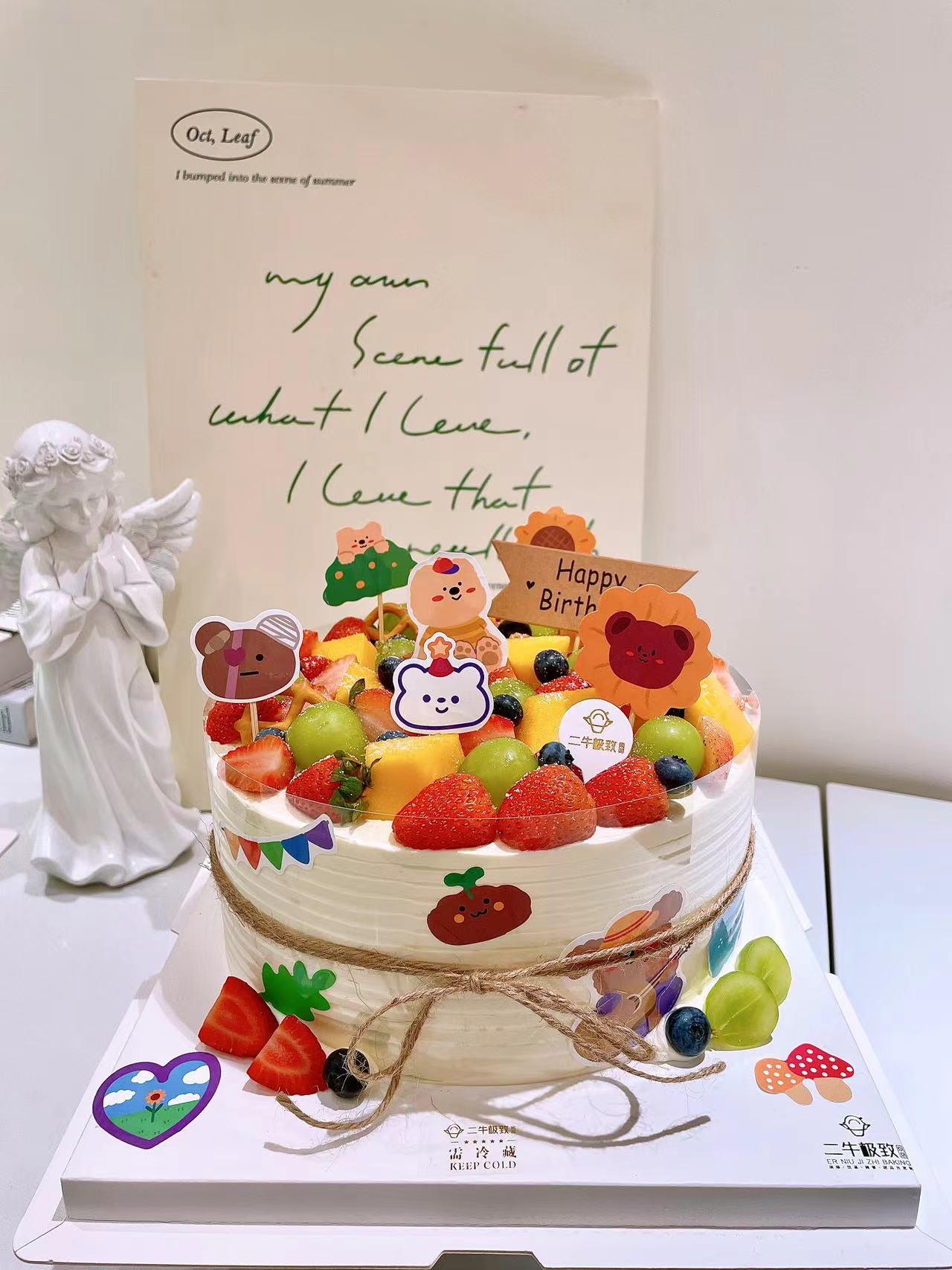 水果蛋糕  夏日童心