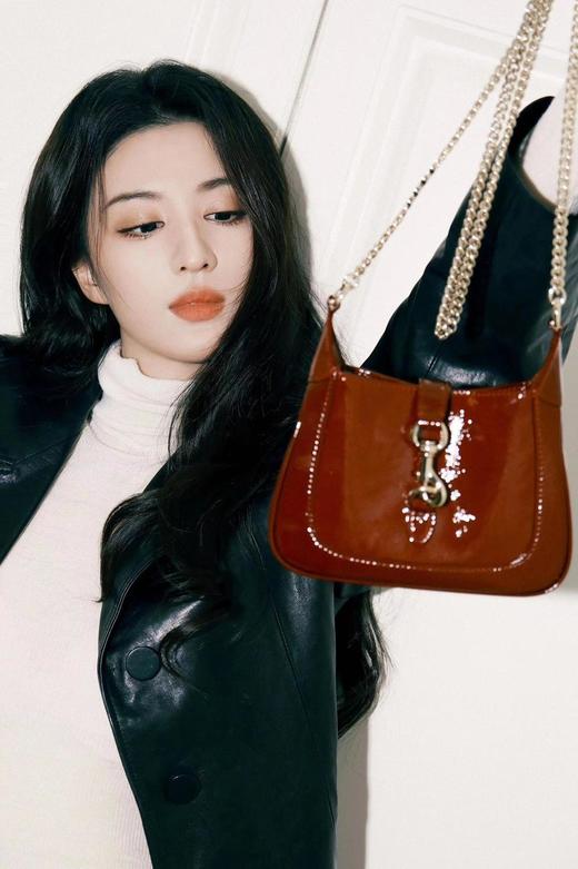 古驰Jackie新版本迷你漆皮红包包（CB） 商品图9