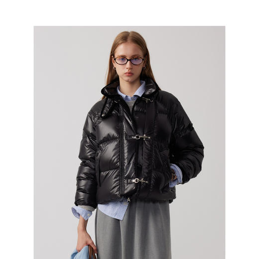 TeenieWeenie小熊简约羽绒服女冬季羽绒服TTJD244T01W 商品图1