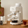 柏翠（petrus） 入门级高温萃取与打奶泡功能二合一意式压力半自动咖啡机 PE2160 白色  淘气 商品缩略图1