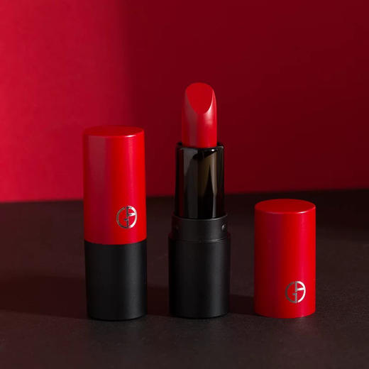 【专柜小样】意大利 Armani阿玛尼  持色黑红管口红/经典唇釉 1.5ml 商品图5