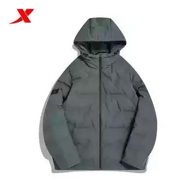 3.9折【自营】XTEP/特步  男羽绒服冬季新款连帽运动休闲短款保暖外套 978429190024 商品图0