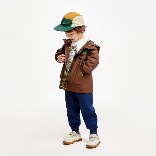 男童加绒三防外套宽松安奈儿童装实体店同款XB435559 商品图5