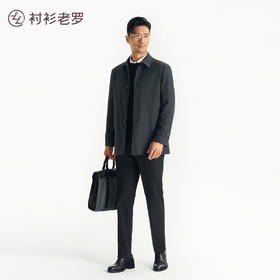 【总裁行政】3级防水风纪钩翻领风衣外套247Z0C505N