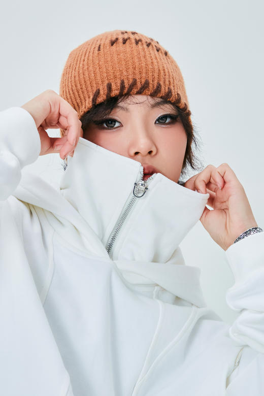 ECAPTIOUS 高领拉链拼接卫衣 商品图4