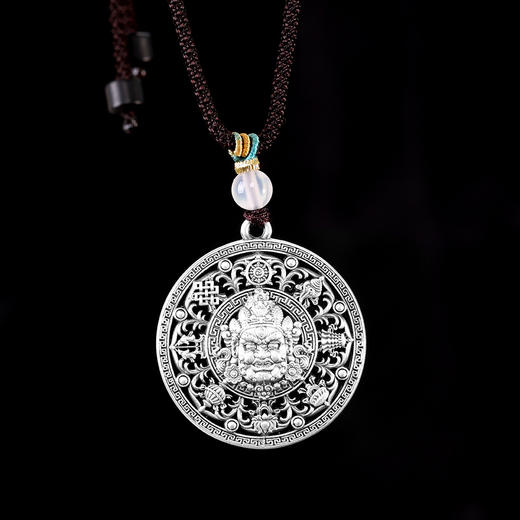 【山鬼花钱】足银999银实心太极吊坠【RP-xl05016】 商品图1