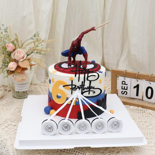 蜘蛛侠火焰蛋糕 商品图0