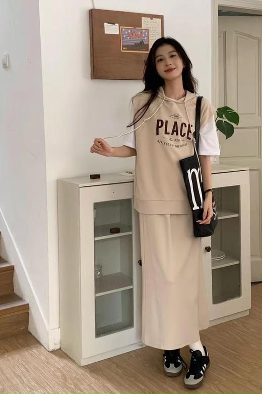 HAYES 米色休闲宽松运动套装 18799 商品图3