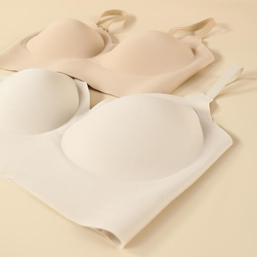 【无感反重力】花姿彤零重力bra 透气可机洗不跑杯 U领V领换着穿 宽肩带细肩带可选可调节 商品图8