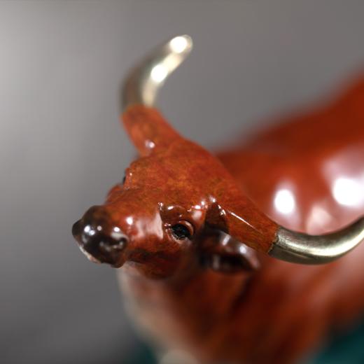 10号牛气高升 黄铜摆件【朱炳仁铜 】 商品图3