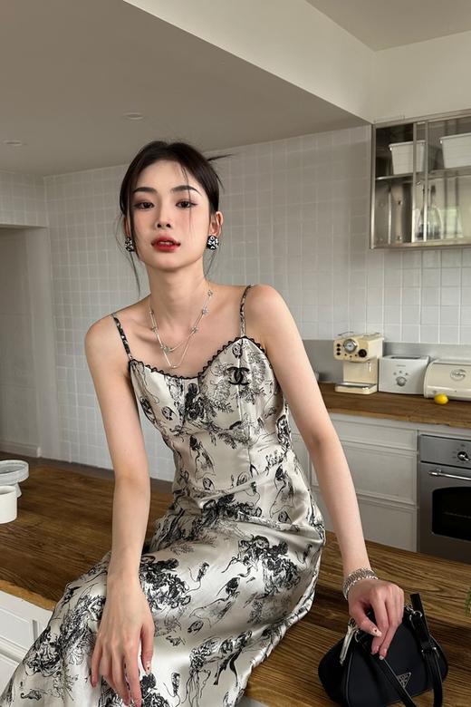 ANSUABEL 国风浪漫提花连衣裙 18596 商品图4