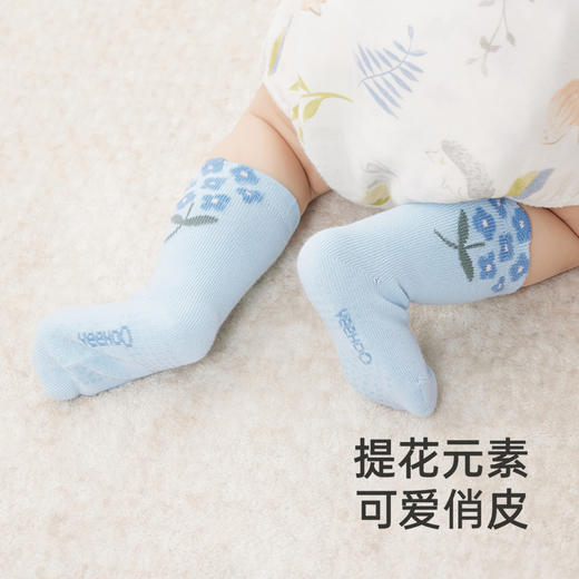 【商场同款】英氏儿童袜子夏季透气防臭袜子女短袜两双装新款 商品图3