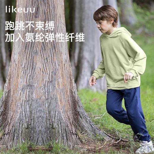 (11.11)ubras旗下likeuu儿童卫衣卫裤男女中大童休闲T恤裤子秋冬 商品图8