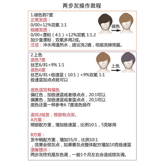 雅正染膏两步灰681发廊专用 商品图3