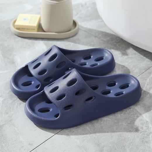 浴室拖鞋女夏室内家用情侣漏水速干卫生间凉拖鞋男防滑软底鞋[WG25207W/M] 商品图2