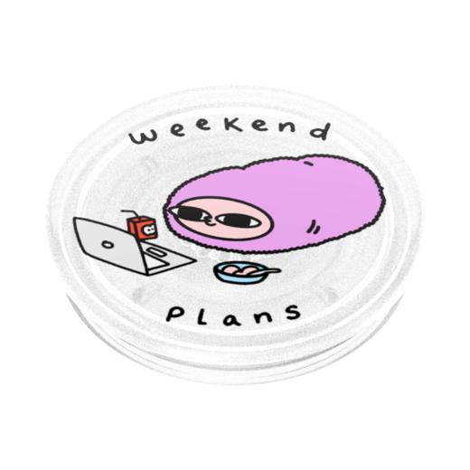 【小豆的悠游日常】周末豆 POPGRIP泡泡骚 Graphic平面系列 粉色 字母 卡通 商品图2