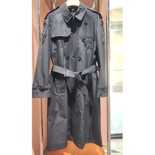 BURBERRY 博柏利 男士风衣 黑色 8042244 A1189 商品图1