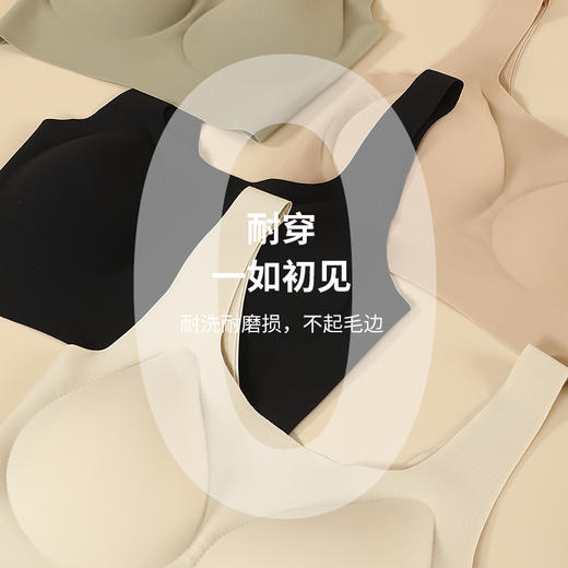 【无感反重力】花姿彤零重力bra 透气可机洗不跑杯 U领V领换着穿 宽肩带细肩带可选可调节 商品图4