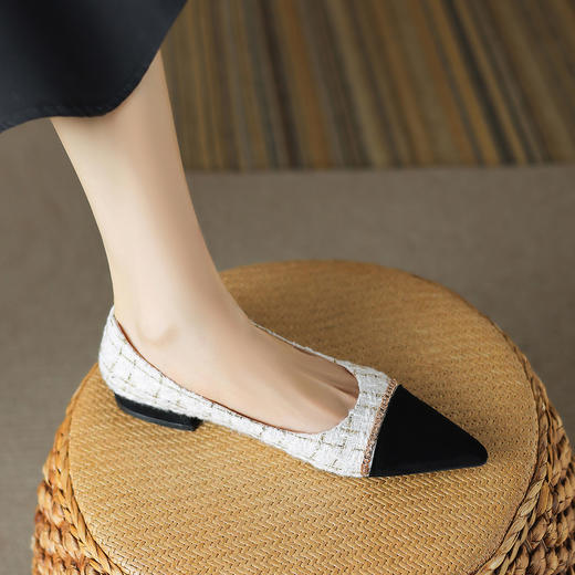 品质好货 | Safiya/索菲娅秋小香风尖头气质高级感单鞋 SF32115722 商品图6