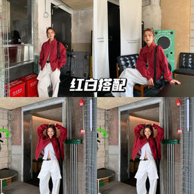 新品上身 | 充满休闲街头感的红白撞色，搭片设计好吸晴！