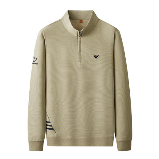 【新款DDP】大依优型大码立领拉链长袖卫衣加肥加大肥佬休闲宽松透气上衣打底男士胖子 商品图10