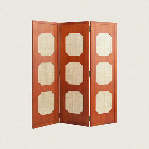 伽罗 JALO 樱桃木如意屏风 商品图4