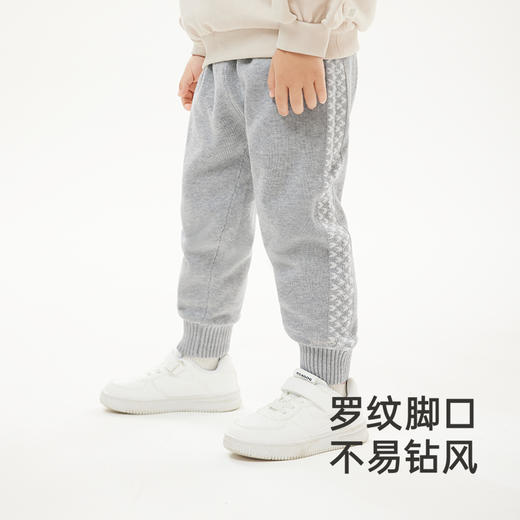 【商场同款】英氏儿童裤子冬季加绒保暖男童女童休闲长裤新款 商品图4