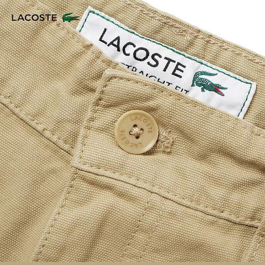 LACOSTE法国鳄鱼男装新款时尚简约休闲工装裤HH3903-10 商品图9