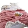 亚马逊塔芙绒羊羔绒毛毯柔软立体提花盖毯空调毯子珊瑚绒沙发毯被 商品缩略图4