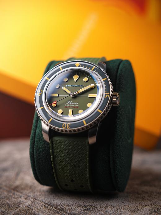 英国SPINNAKER三角帆限量版复古潜水机械表5033限量版40壳径 商品图5