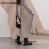 oldcolour欧珂冬季新款高腰宽松时尚长裙女P450603A1 商品缩略图4