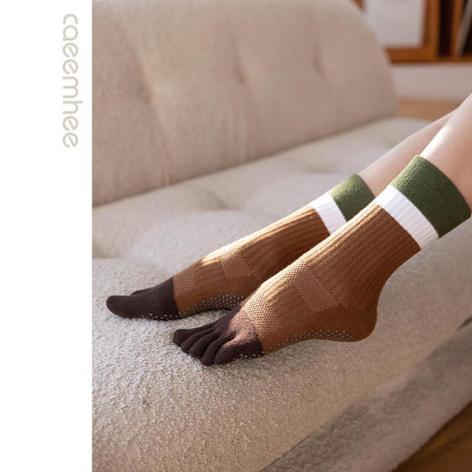 KS4299中筒拼色五指袜 商品图10