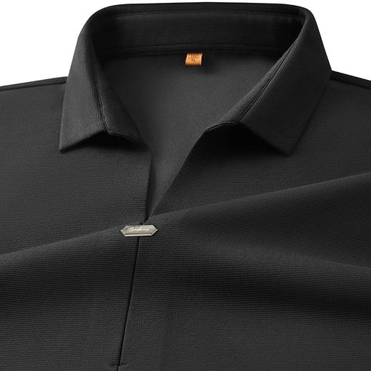 【封口款】【新款DDP】大依优型大码长袖卫衣衬衫翻领男装加肥加大体恤大号上衣胖子弹力休闲商务 商品图2