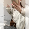 <曾小咸推荐>美式复古杏色毛呢显瘦棒球服外套 商品缩略图1