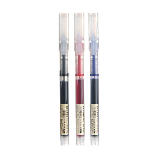 「20支！速干直液中性笔」速干中性笔大容量走珠笔黑色刷题笔办公签字笔文具 商品图4