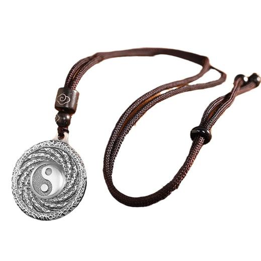 【山鬼花钱】足银999银实心太极吊坠【RP-xl05016】 商品图4