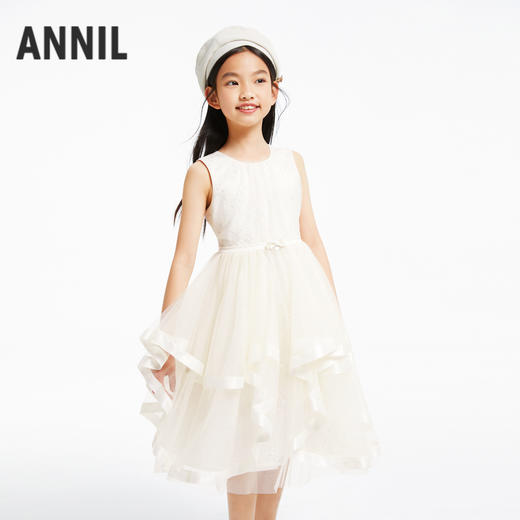 女童闪耀网纱公主礼裙新款安奈儿童装实体店同款AG433634 商品图1