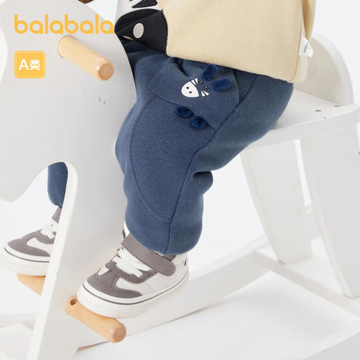 巴拉巴拉宝宝裤子男童长裤冬装运动裤休闲裤卫裤柔软舒适时尚可爱 商品图2
