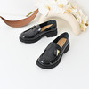经典鲨2024年秋季新款百搭圆头平底一脚蹬舒适乐福鞋单鞋女KC01-D37081 商品缩略图2