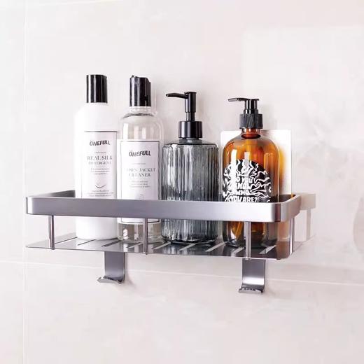 奇丽屋无铝伦比浴室置物架壁挂式免打孔厕所防水多功能卫生间架子 商品图0