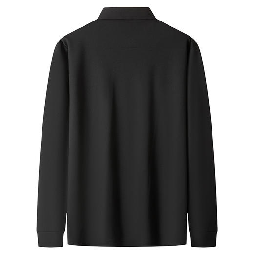 【新款DKP】大依优型大码长袖Polo衫翻领休闲加肥加大男士胖子大码内搭上衣打底显瘦 商品图7