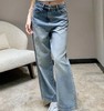 年度神裤！贸易公司  Loew水洗做旧高腰直筒牛仔裤   杨幂同款 商品缩略图1
