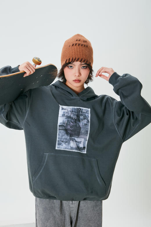 ECAPTIOUS 街头风格正反两穿系列卫衣 商品图5