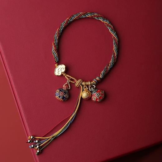 【双12嗨购节】【全球购】BAOFANDI宝梵迪手编古法五彩吞金兽手绳·现货速达 商品图1