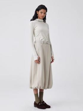 Simple Project/Y24166/女款多色连帽羊毛长袖tee