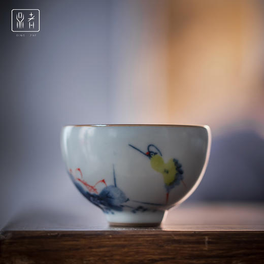 问鼎鼎者青花岚烟杯(一路清廉)（缺货） 商品图0