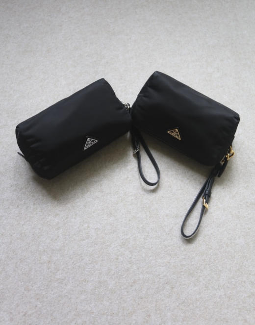 拳拳到肉 走起 哈！意品啪啪哒 再生尼龙 伞布配皮 手拿&手拎 包 2色入 商品图0