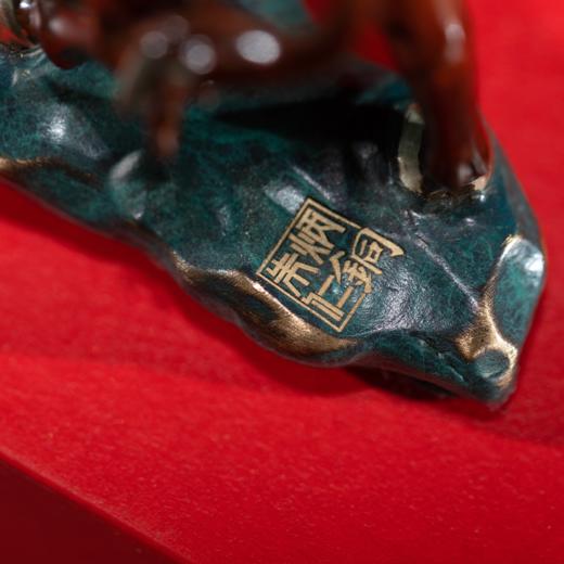 10号牛气高升 黄铜摆件【朱炳仁铜 】 商品图4