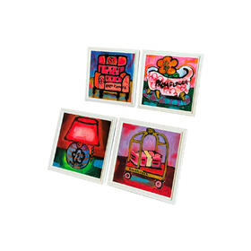 RICH FLOWER 有钱花版画 李昱昱有钱花酒店系列艺术版画潮玩家居摆件挂画装饰